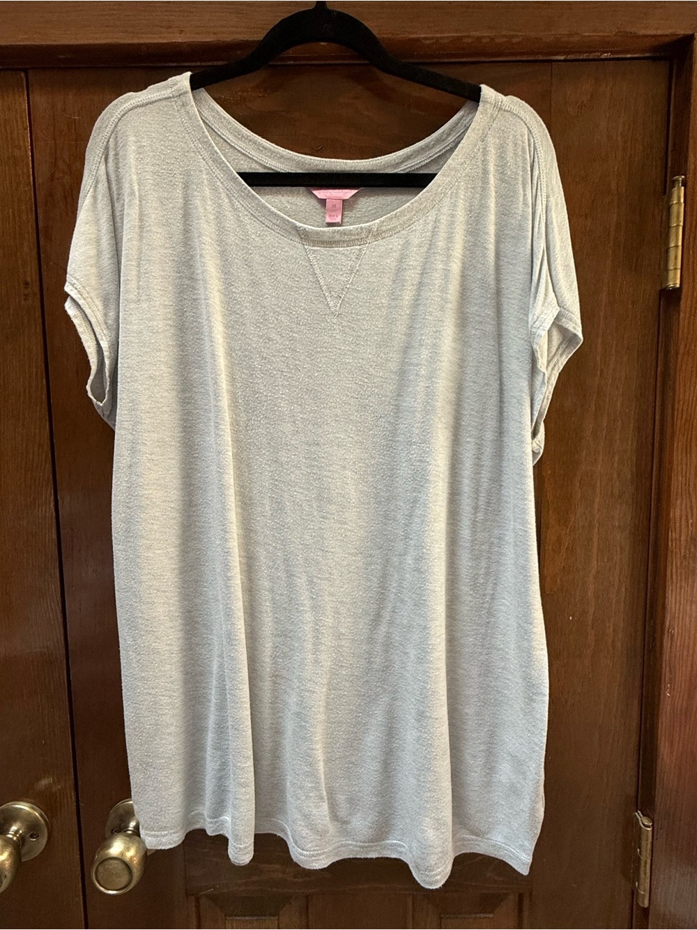 Lilly Pulitzer Heather Gray Dolman Sleeve Top